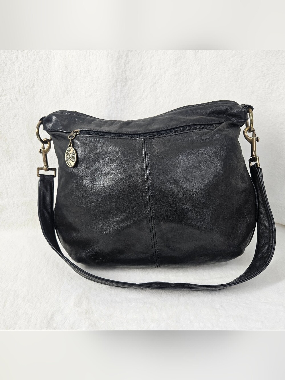 Stone Mountain USA Leather Crossbody Shoulder Bag